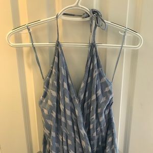 Abercrombie Blue Halter Tank